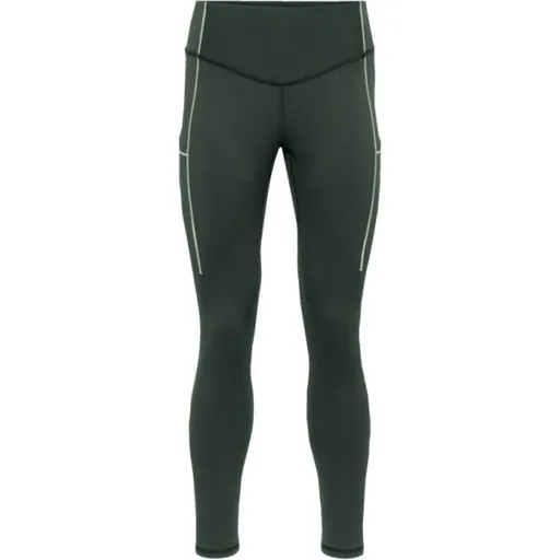 KARI TRAA ISABEL Dámské sportovní legíny, tmavě zelená, velikost