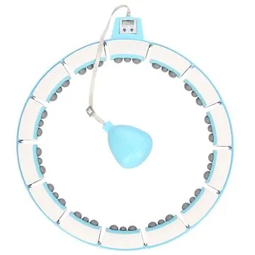 FH06 modrá hula hoop obruč se závažím a počítadlem (30-6-107)