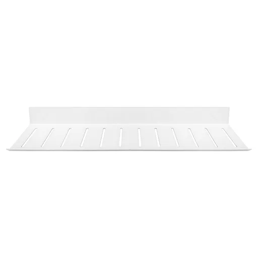 Olsen Spa koupelnová polička na nalepení 49,5 x 12 x 4,6 cm kov bílá barva KD02081801