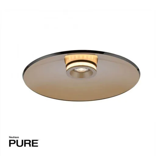 PAUL NEUHAUS LED stropní svítidlo Pure Moon stmívatelné 2700K bronz / tmavý amber 6095-97