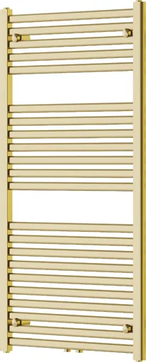 MEXEN Hades otopný žebřík/radiátor 1200 x 600 mm, 520 W, zlatý W104-1200-600-00-50