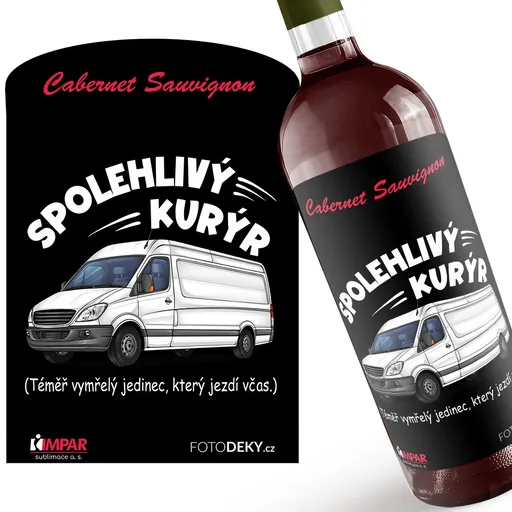 Víno Spolehlivý kurýr (Druh Vína: Červené víno)
