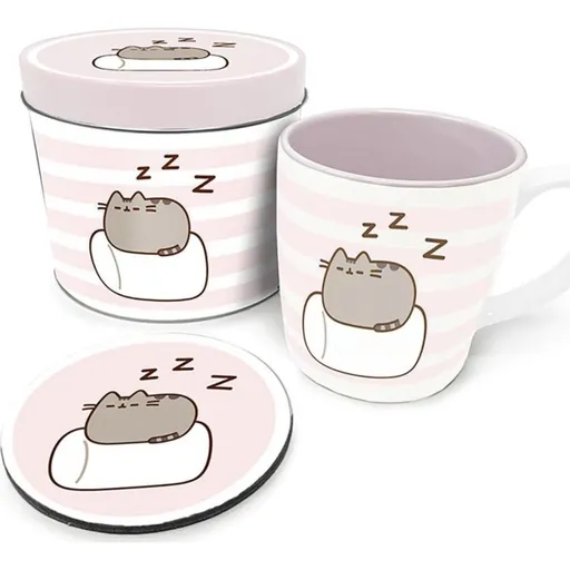 Dárkový set Pusheen plechovka