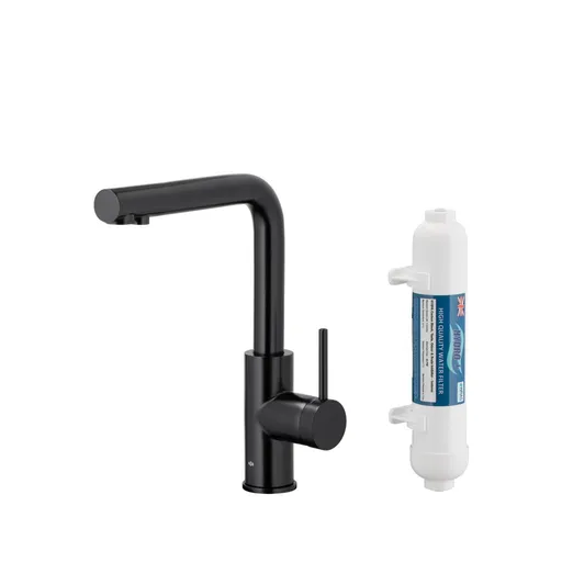 KFA Baterie dřezová DUERO PURE BASIC, s filtrací, černá 6623-912-81