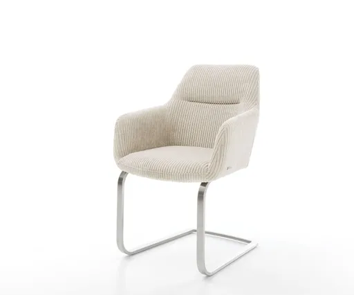 Jídelní židle Pejo-Flex konzolová podnož plochá nerezová ocel