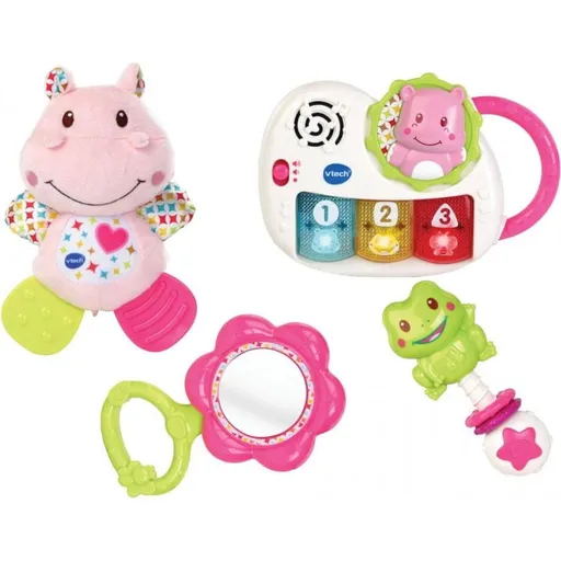 Vtech První dárek pro miminko růžový  CZ
