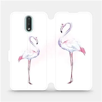 Flipové pouzdro na mobil Nokia 2.3 - M005S Plameňáci (5903516156023)