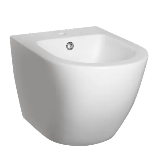 KERRA Bidet závěsný Delos (bílé lesklé) 5907548117281