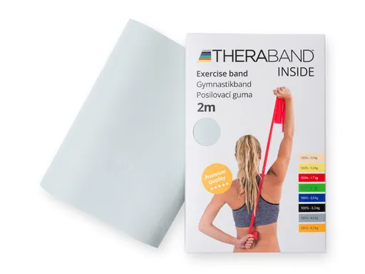 Thera-Band Inside Posilovací guma 2 m, stříbrná, super silná