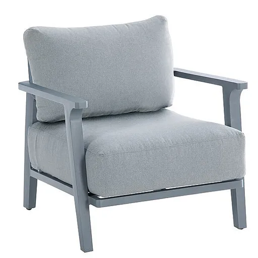 DEOKORK Hliníkové křeslo SAN DIEGO (šedá)