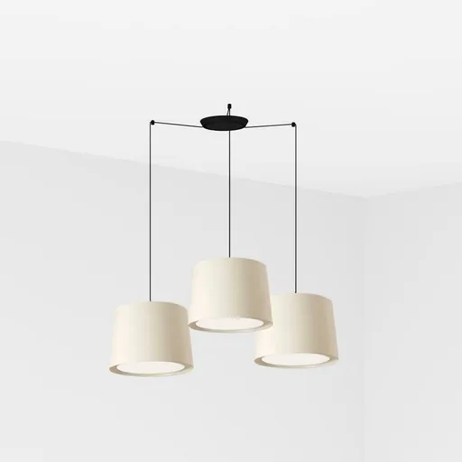 FARO CONGA závěsné svítidlo, bílá, 3L