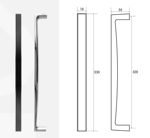 BESCO Madlo OXA, OXA LONG BLACK/WHITE Barva Černá , Rozměr A 33 VANOXALB