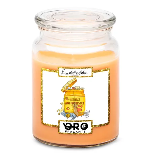 Svíčka Antidepresiva – kočky (Vůně svíčky: Tropické ovoce)