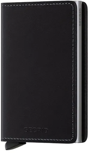 Kožená mini peněženka Secrid Slimwallet Original Black
