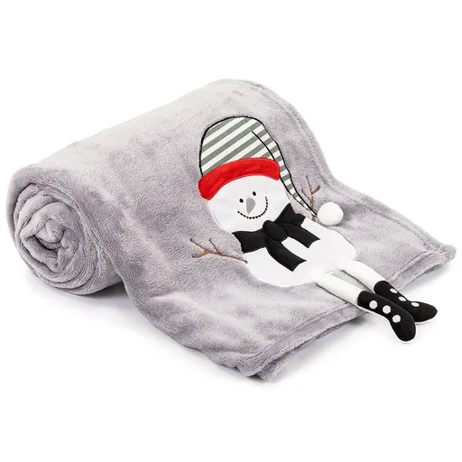 4Home Vánoční deka Frosty Snowman, 150 x 200 cm