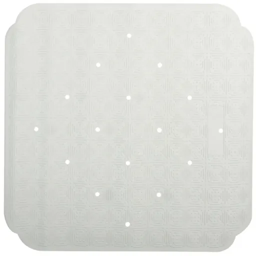Spirella Protiskluzová podložka do sprchy RUBY, bílá, 53 x 53 cm
