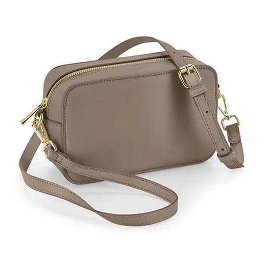 BagBase Dámská crossbody kabelka - Šedohnědá