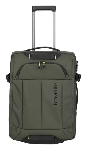 Cestovní taška na kolečkách Travelite Briize Wheeled duffle S Khaki