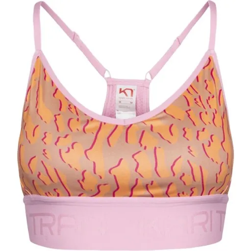 KARI TRAA VAR PRINTED Dámská podprsenka, oranžová, velikost