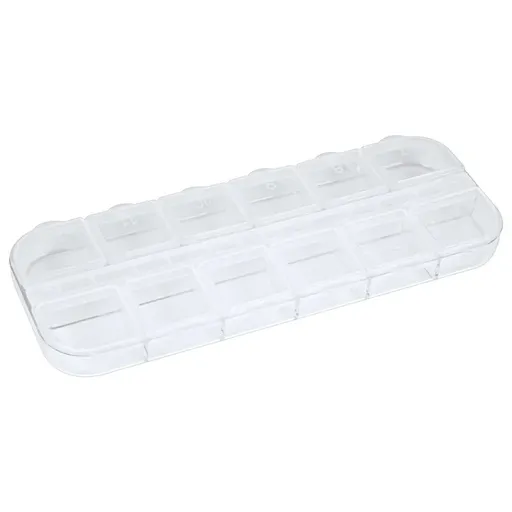 Box na zdobení - 2x6 přihrádek