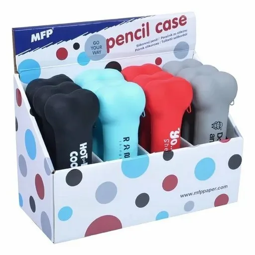 Penál silikonový kost mix