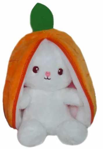 Plyšák Zajíček oranžový – 18 cm