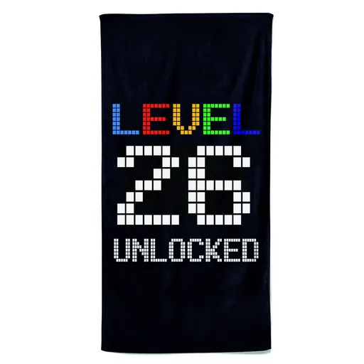 Osuška Level Unlocked (věk: 26, Velikost osušky: 70x140cm)