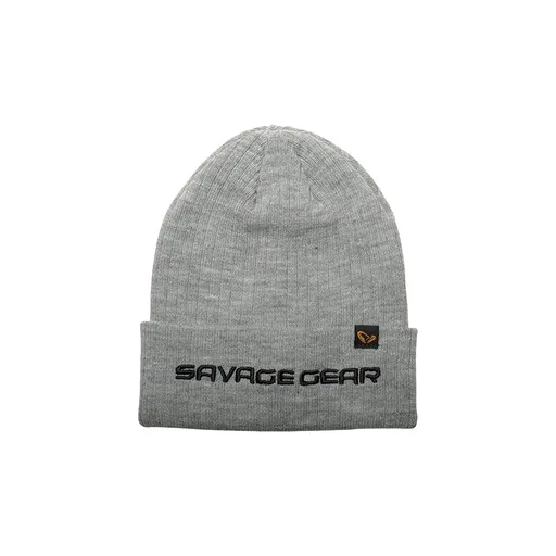 Savage Gear Zimní čepice Fold-up Beanie One Size Light Grey Melange,Savage Gear Zimní čepice Fold-up Beanie One Size Light Grey Melange