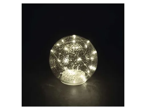 Dekorace vánoční EMOS DCLW35 skleněná koule