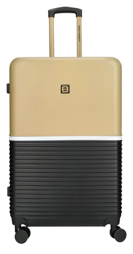 Velký cestovní kufr na kolečkách Enrico Benetti Princetown L Black/Camel