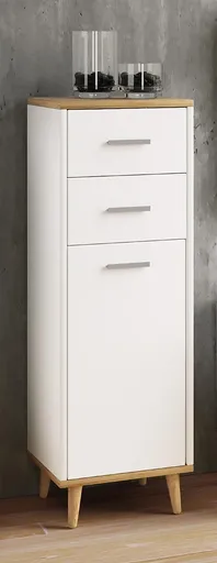 VCM Koupelnová skříňka střední Landos, dub medový