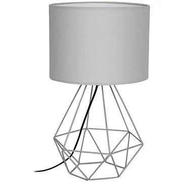 Stolní lampa BASKET 1xE27/60W/230V šedá (78325)