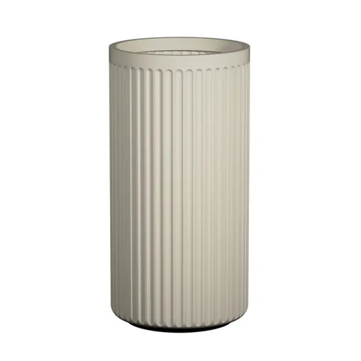 Květináč Turris, hedvábně bílá, více velkostí - Pottery Pots Velikost: XL - ⌀ 52, v. 104 cm