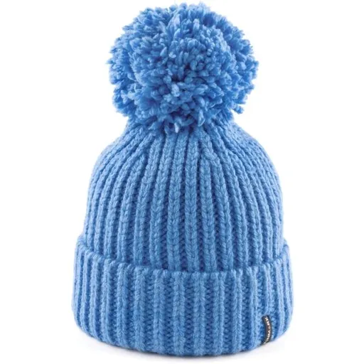 Finmark WINTER HAT Zimní pletená čepice, modrá, velikost UNI