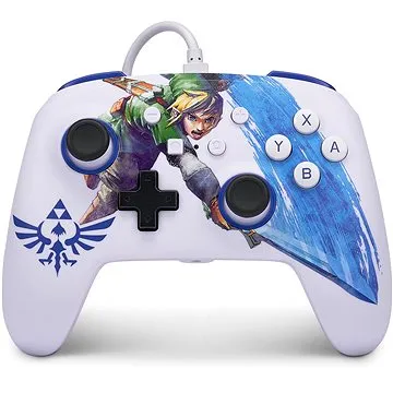 PowerA Enhanced Wired Controller for Nintendo Switch - Master Sword Attack (1526548-01)