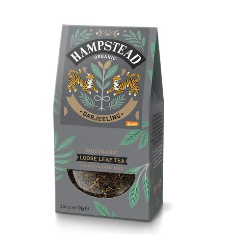 Hampstead Tea BIO Černý sypaný čaj Darjeeling 100 g