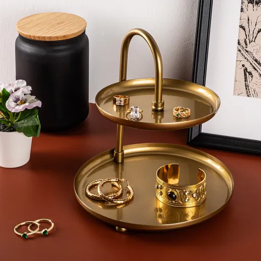 Dekorativní kovový doplněk Kormen-B - Gold