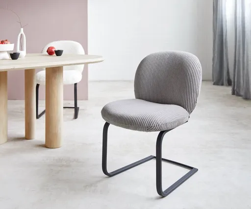 Jídelní židle Nube-Flex konzolová podnož plochá kov černá