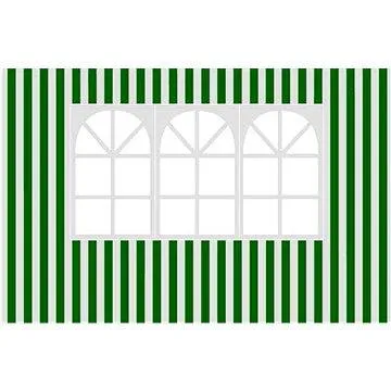 HAPPY GREEN Bočnice zahradního altánu s oknem, pruhovaná (50ZJ10292W)