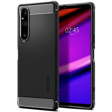 Spigen Rugged Armor Black Sony Xperia 1 V (ACS06204)