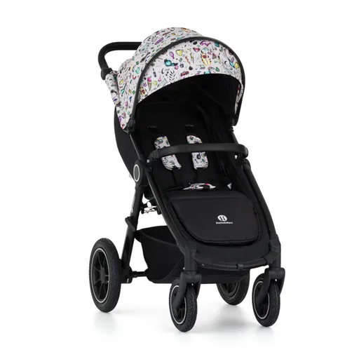 PETITE&MARS Kočárek sportovní Street2 Air Black Limited 100 Tattoo