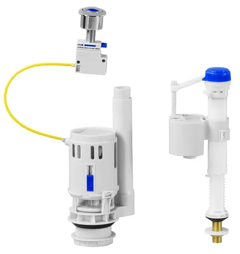SAPHO Splachovací souprava, STOP tlačítko, spodní napouštění, chrom IT5030