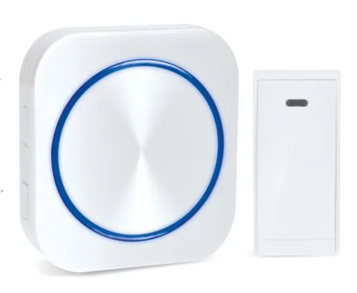 Solight bezdrátový zvonek bezbateriový, do zásuvky, 150m, bílý, learning code 1L51