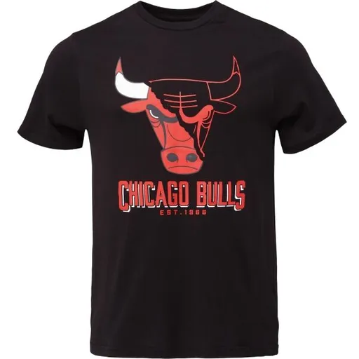New Era CHICAGO BULLS NBA LOGO Pánské triko, černá, velikost