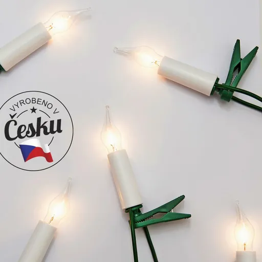 Exihand Souprava Gloria čirá SV-16, 16 žárovek 14V/0,1A