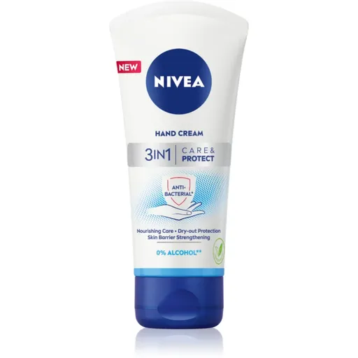 NIVEA Care & Protect krém na ruce 3 v 1 75 ml