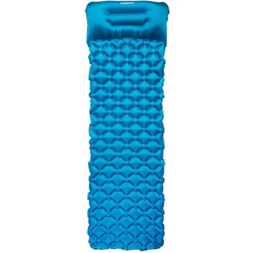 Crossroad MORTON Nafukovací matrace s polštářkem a nafukovacím vakem, modrá, velikost