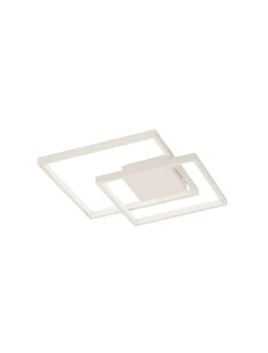 NOVA LUCE stropní svítidlo PORTO bílá ocel hliník a akryl LED 30W 230V 3000K IP20 stmívatelné 9364036