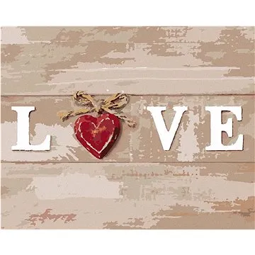 Zuty - Malování podle čísel - DEKORACE LOVE, 80x100 cm, vypnuté plátno na rám (HRAmmb10237nad)