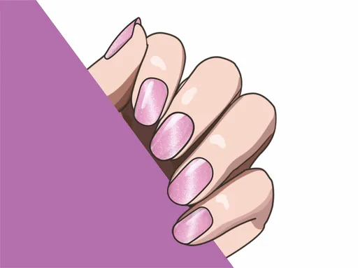 MANITIME gelové nálepky - Pink Cateye